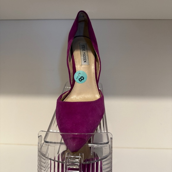 Varcityy Pur Suede Heels - Picture 3 of 3